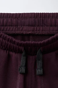 LABEL JOGGING BERMUDA SHORTS