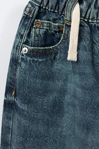 DISTRESSED BALLOON JEANS