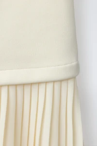 PLEATED MIDI SKIRT