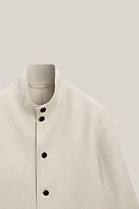 Veste col montant en lin - LIMITED EDITION