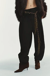 PLEATED BALLOON PANTS