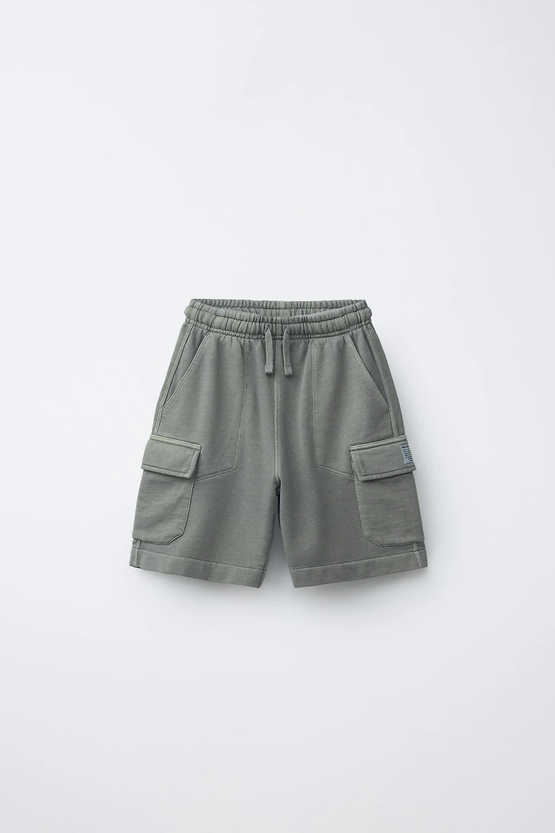 PLUSH CARGO SHORTS