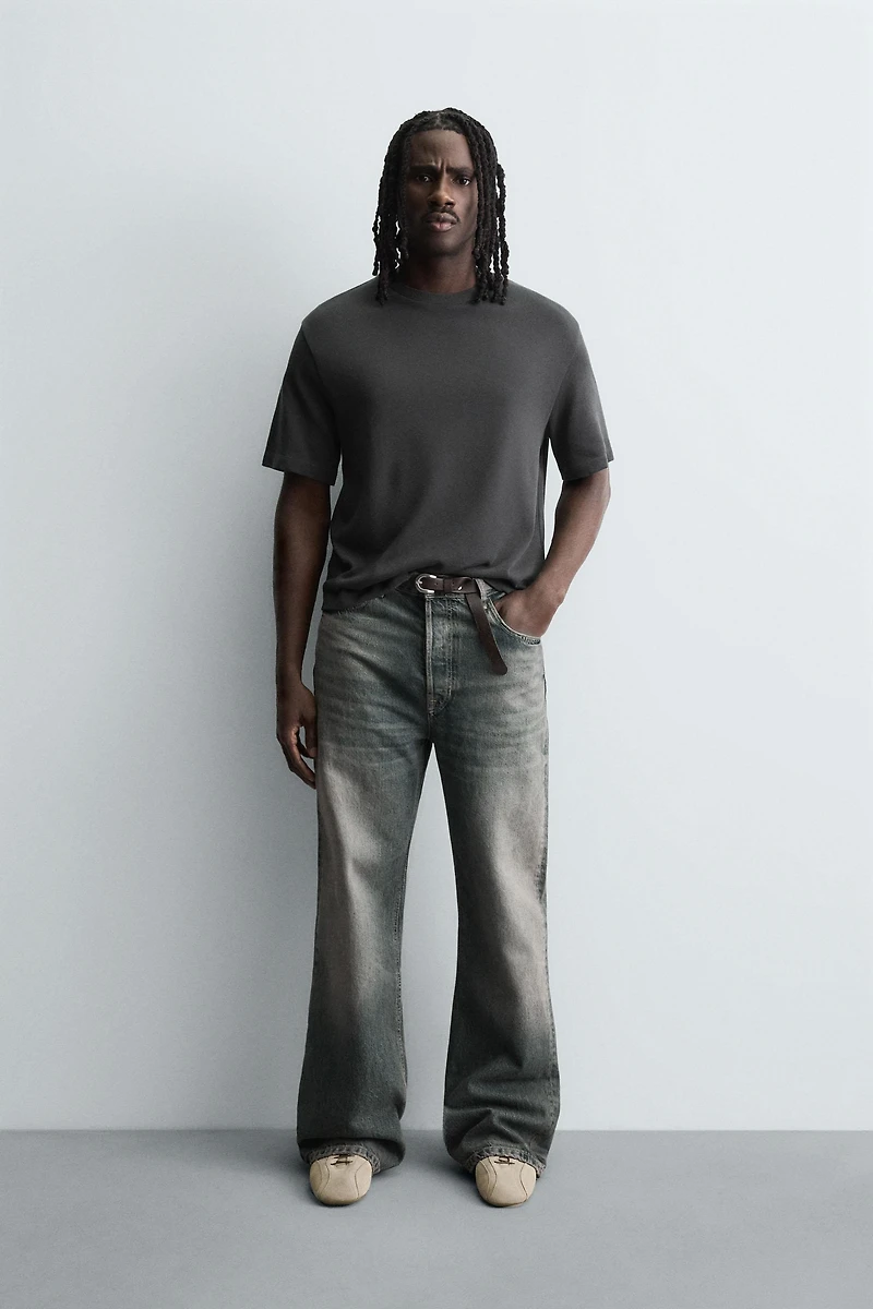 BOXY FIT KNIT T-SHIRT