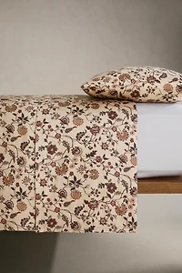 DRAP DE DESSUS SATIN IMPRIMÉ FLEURS