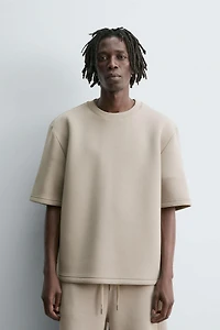 SWEAT EFFET NÉOPRÈNE CLOU
