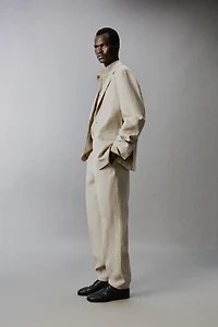100% LINEN SUIT BLAZER