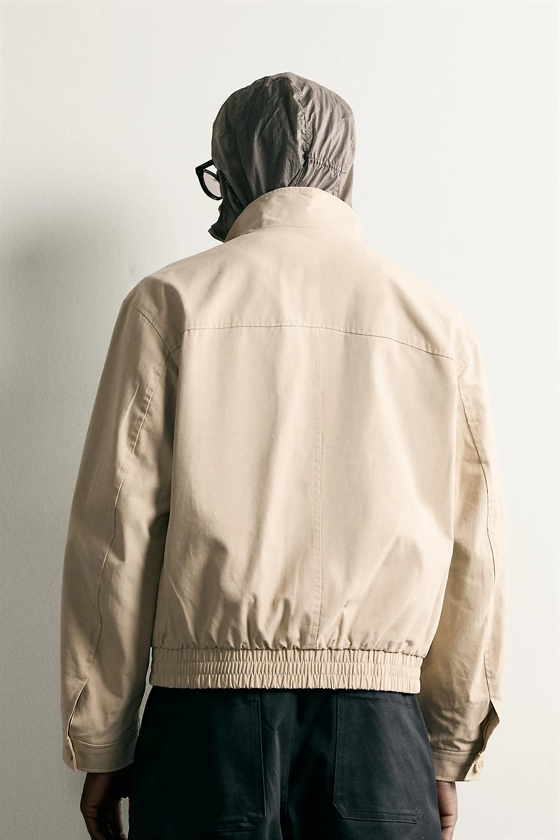COTTON-LYOCELL REGULAR FIT JACKET