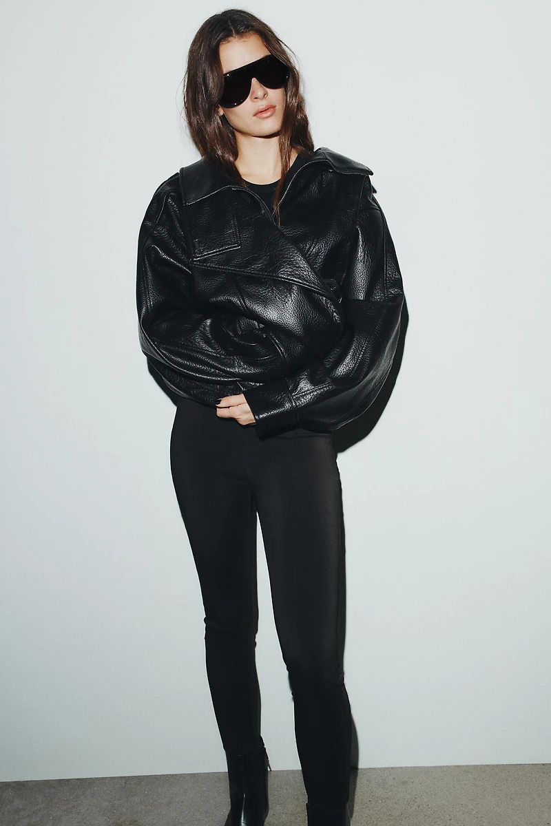 BELTED LEGGING PANTS