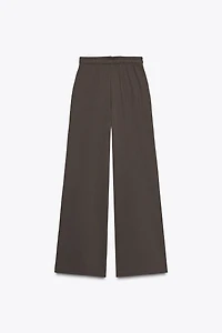 STRAIGHT LEG COTTON PANTS