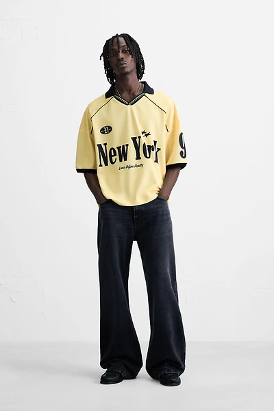 POLO IMPRIMÉS FOOTBALL RÉTRO