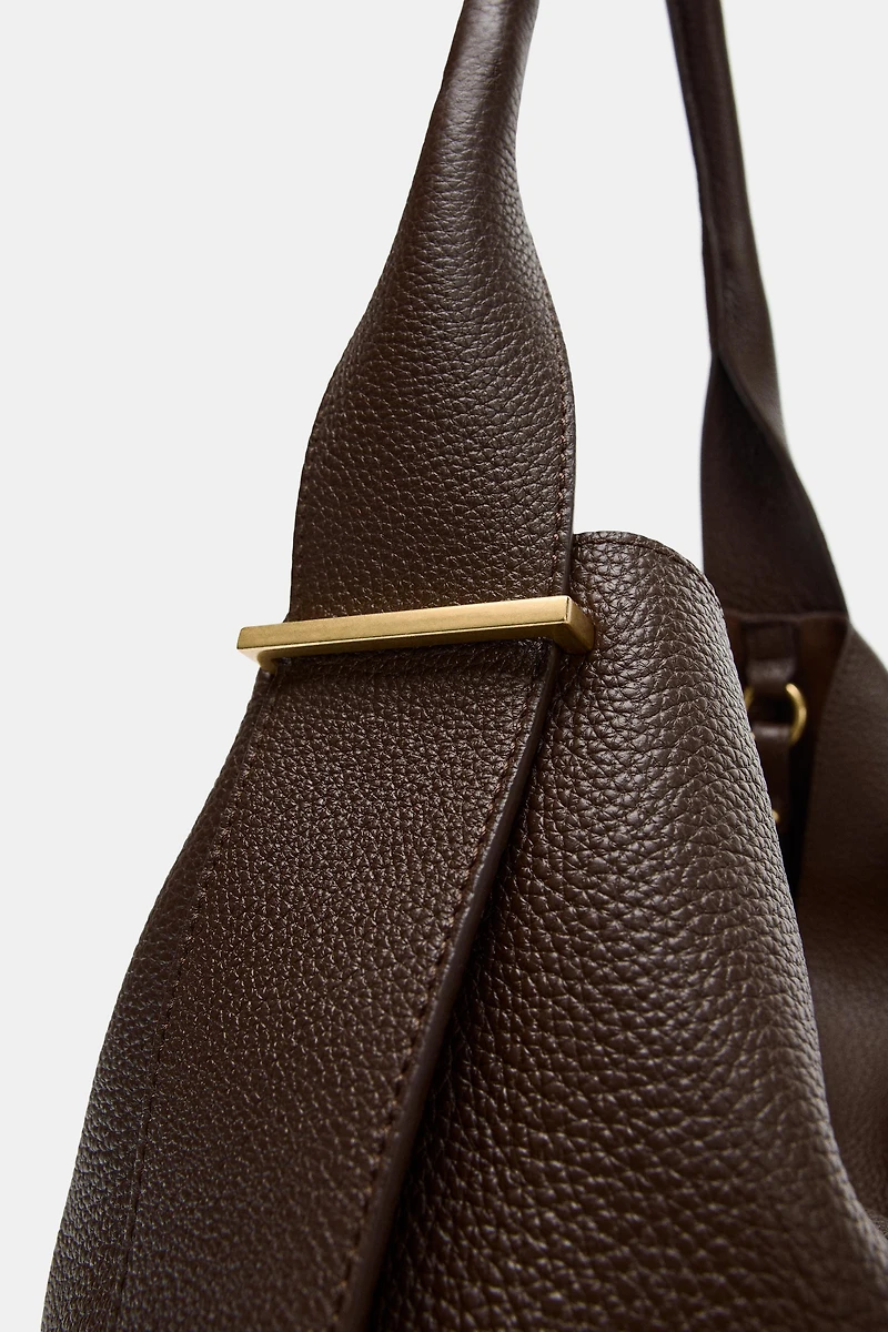 MAXI SAC SEAU EN CUIR