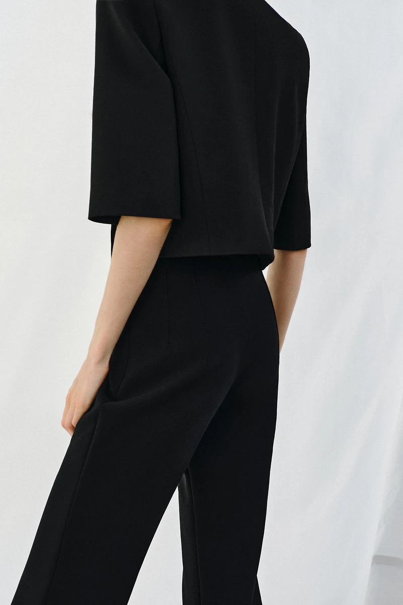 ZW COLLECTION FLARE PANTS WITH VENTS