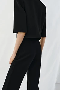 ZW COLLECTION FLARE PANTS WITH VENTS
