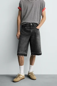 BAGGY FIT DENIM SHORTS