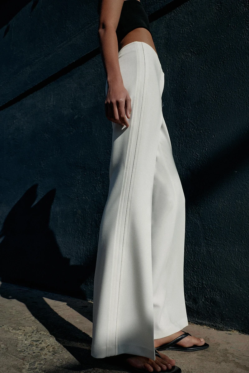 FLARE PANTS WITH SIDE SEAMS