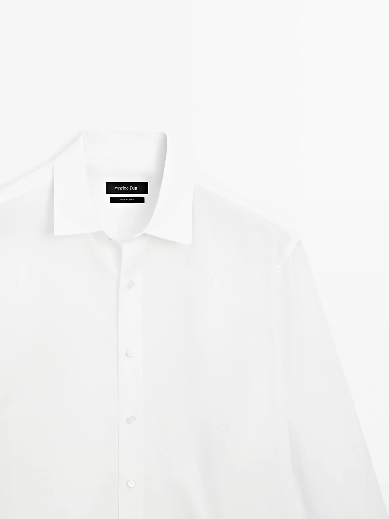 Chemise texturée regular fit