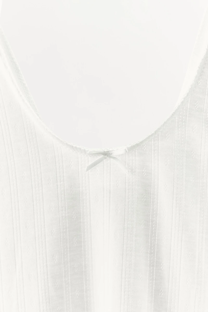 POINTELLE BOW TOP