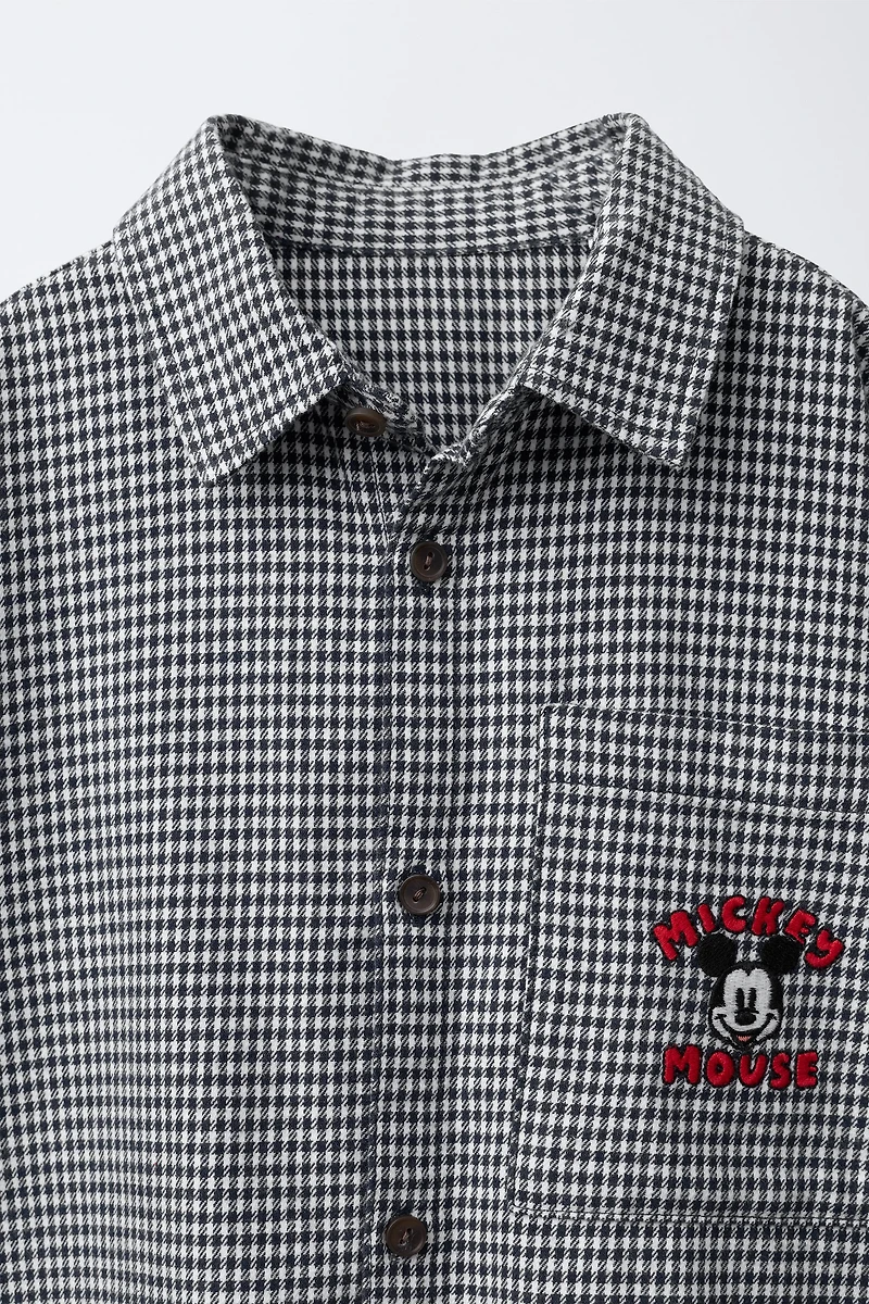 MICKEY MOUSE © DISNEY PLAID SHIRT