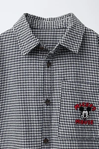 MICKEY MOUSE © DISNEY PLAID SHIRT