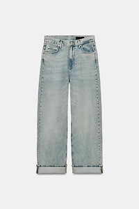 ZW COLLECTION MID-RISE BAGGY JEANS