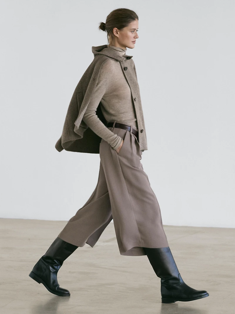 Bermuda fluide long et large