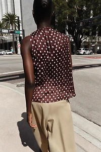 POLKA DOT BLOUSE