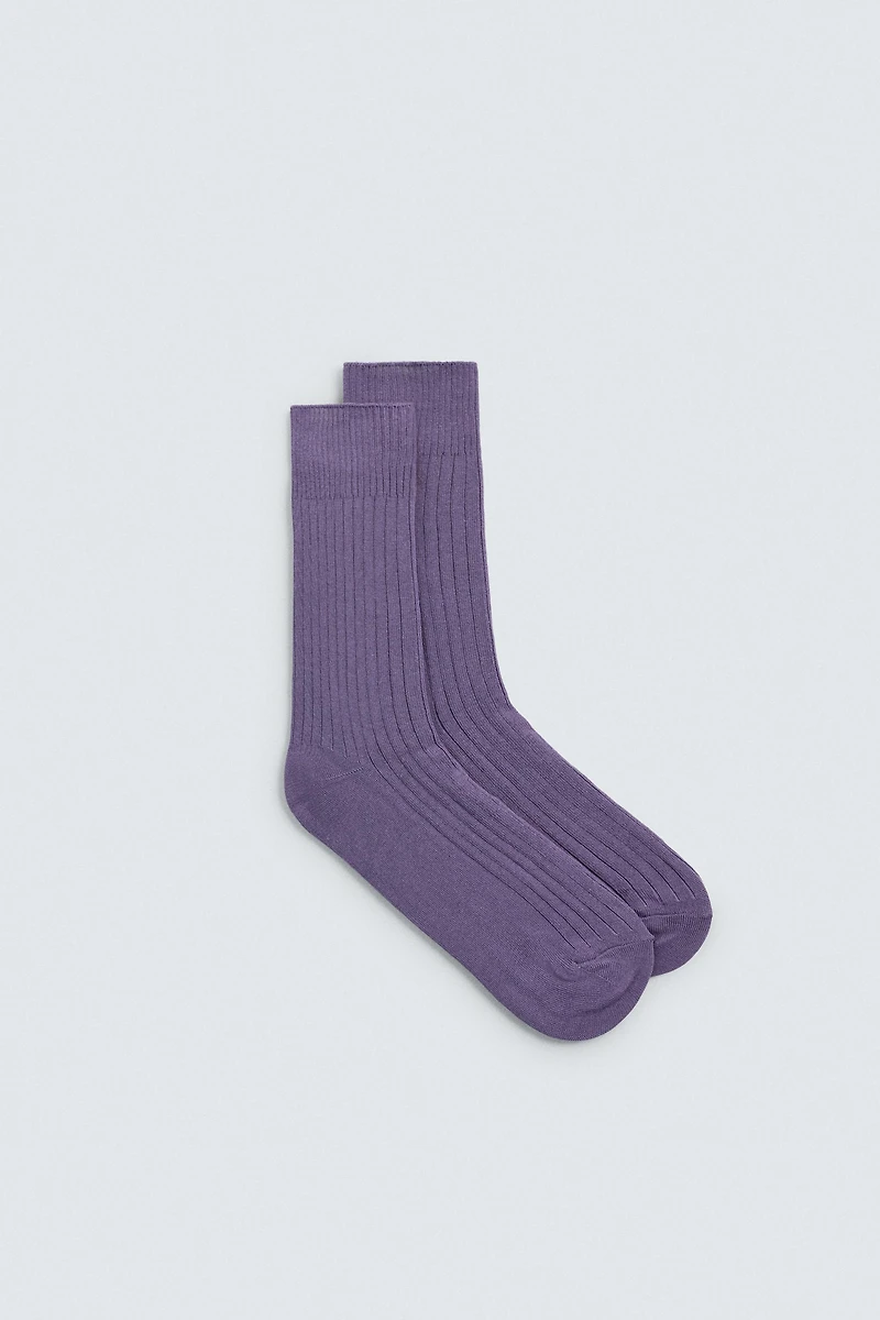 RIBBED SOCKS