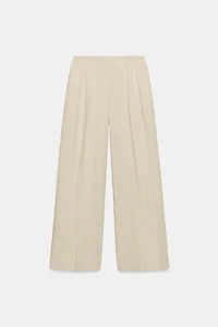 WIDE LEG LINEN PANTS