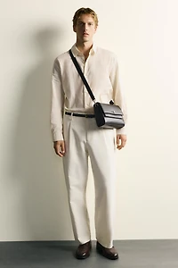 DOUBLE FLAP CROSSBODY BAG