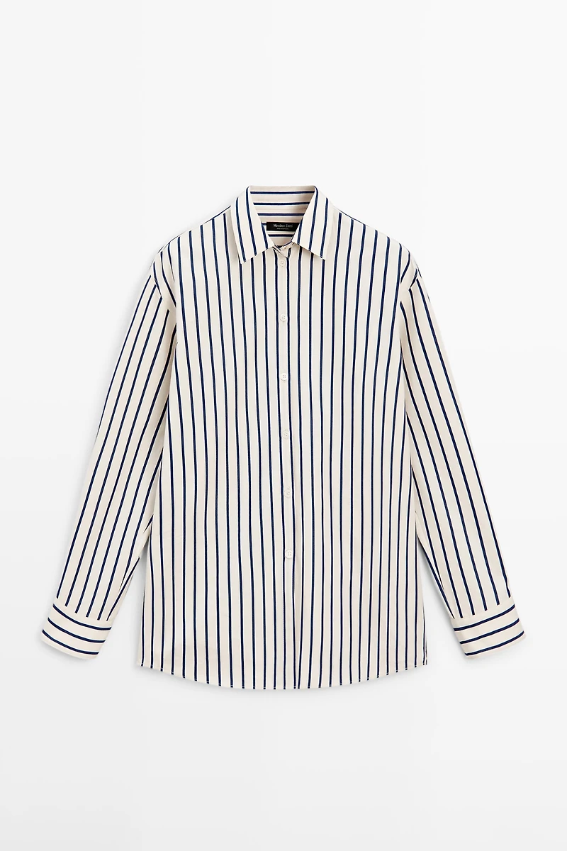 100% cotton striped shirt