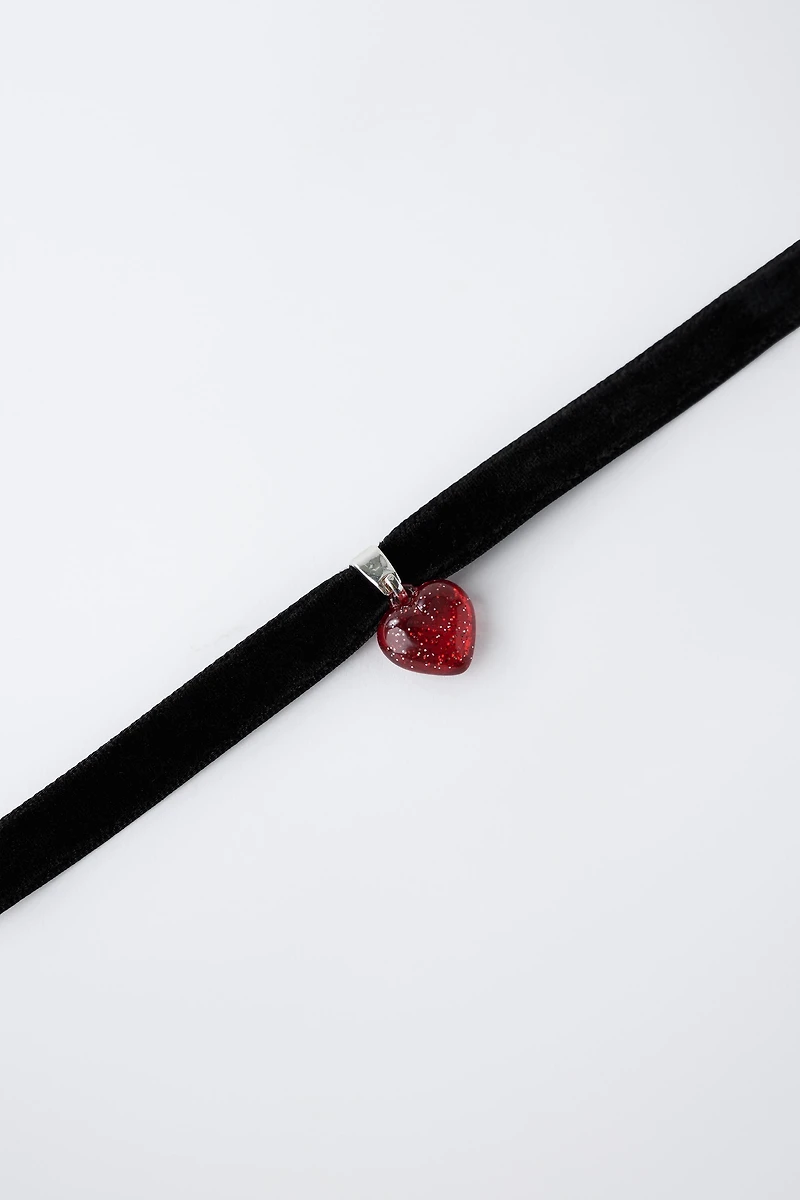 FLOCK HEART CHOKER
