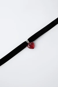 FLOCK HEART CHOKER