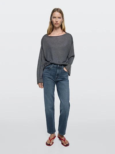 Jean straight taille moyenne