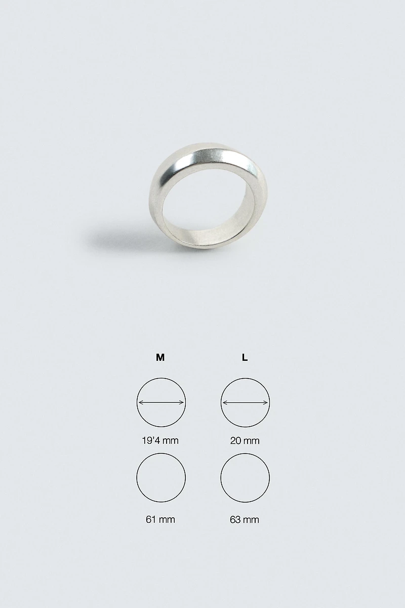 MATTE GEOMETRIC RING