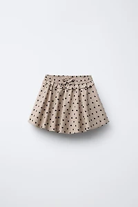 JUPE-SHORT IMPRIMÉE FLOQUÉE