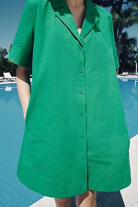 ZW COLLECTION SHORT SLEEVE SHIRT DRESS