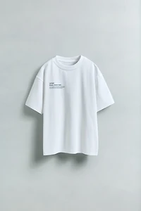 T-SHIRT IMPRIMÉ TEXTE