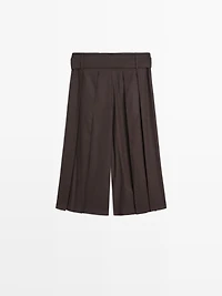 Skort with belt