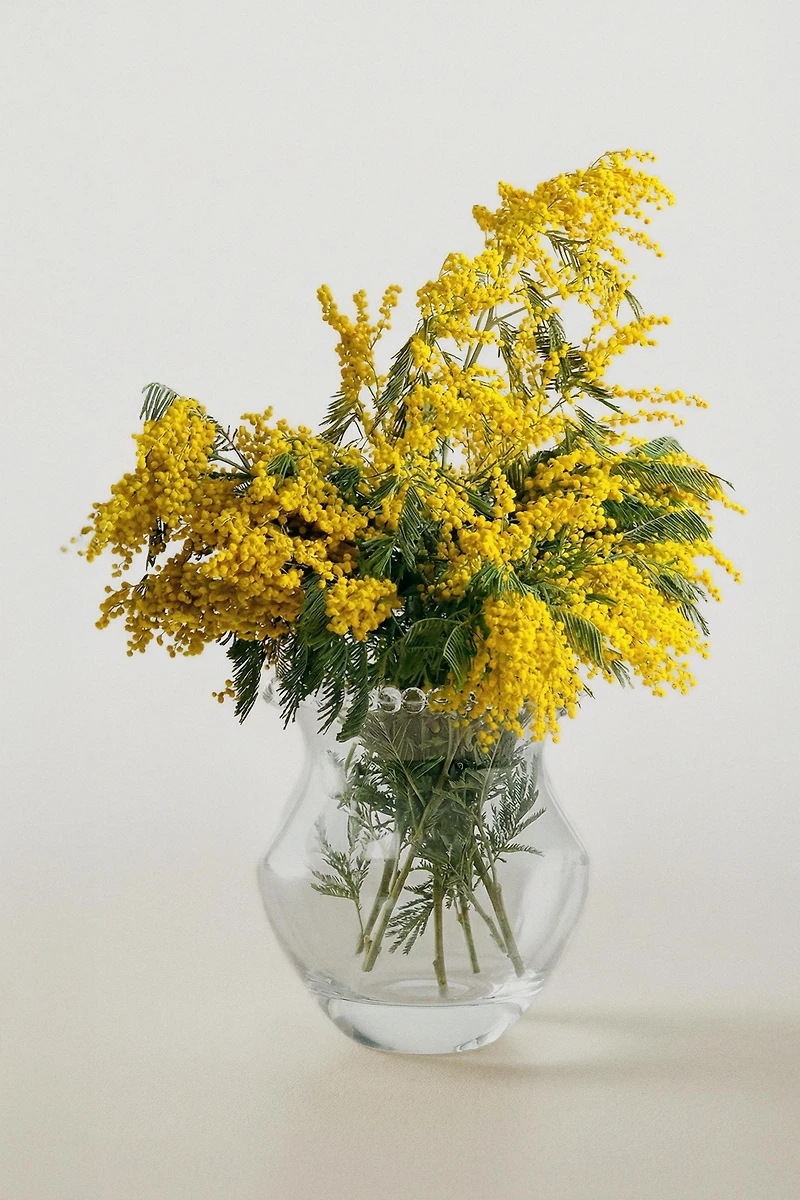 BUBBLE GLASS VASE