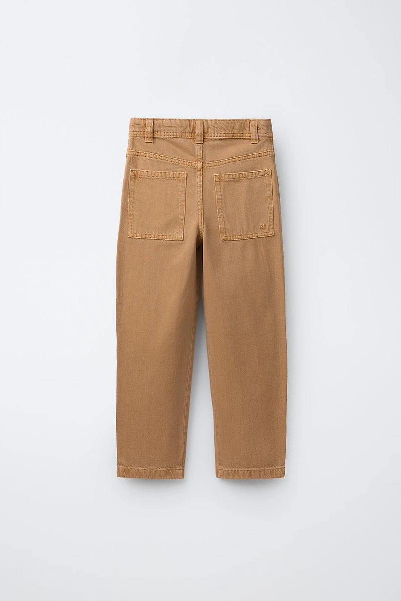 STRAIGHT CANVAS PANTS