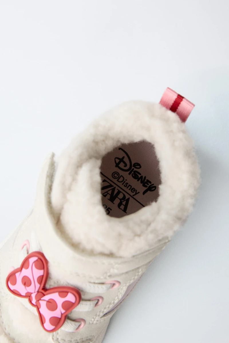 MINNIE MOUSE © DISNEY FLEECE HIGH TOP SNEAKERS