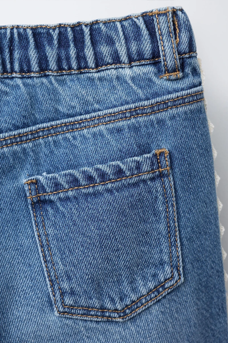 LACE CULOTTE JEANS