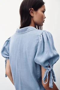 SHORT SLEEVE TIE SHIRT