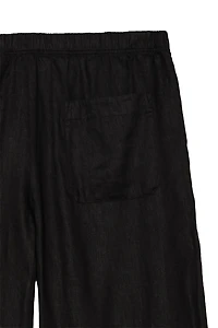 100% LINEN RELAXED FIT PANTS