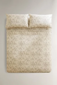 FLORAL PRINT DUVET COVER