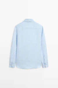 100% linen regular fit shirt