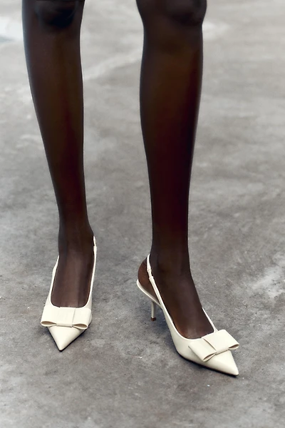 TALONS EFFET VERNI LACET