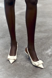 TALONS EFFET VERNI LACET