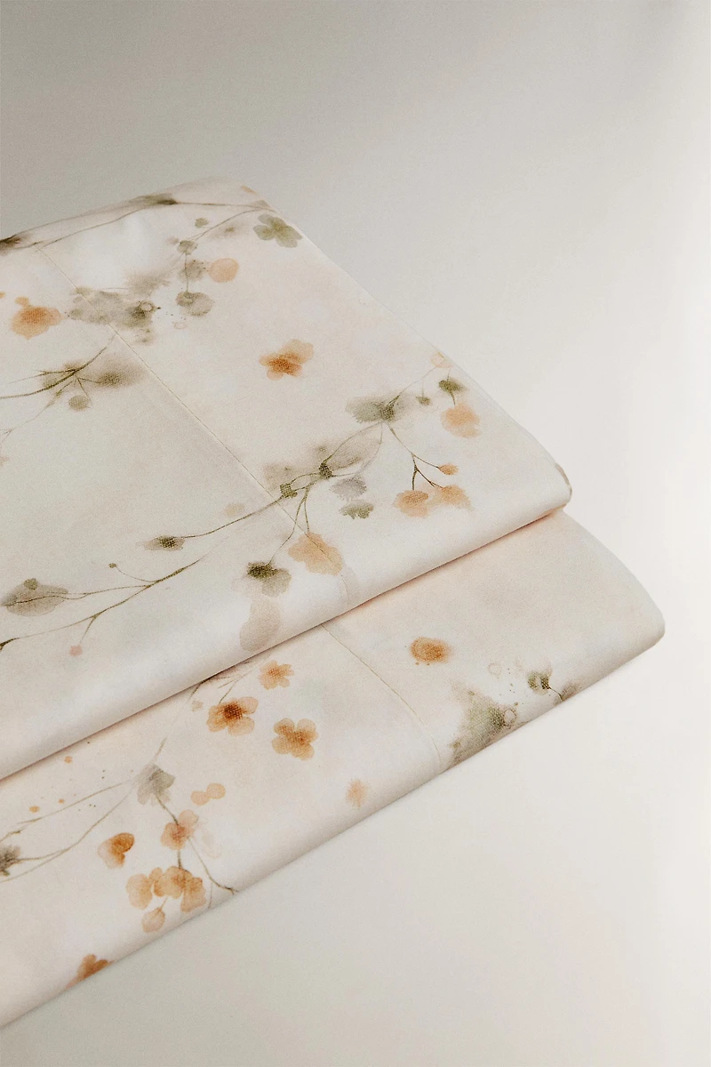 DRAP DE DESSUS IMPRIMÉ FLEUR