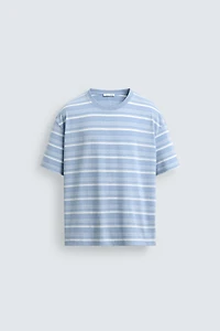 WASHED STRIPED T-SHIRT
